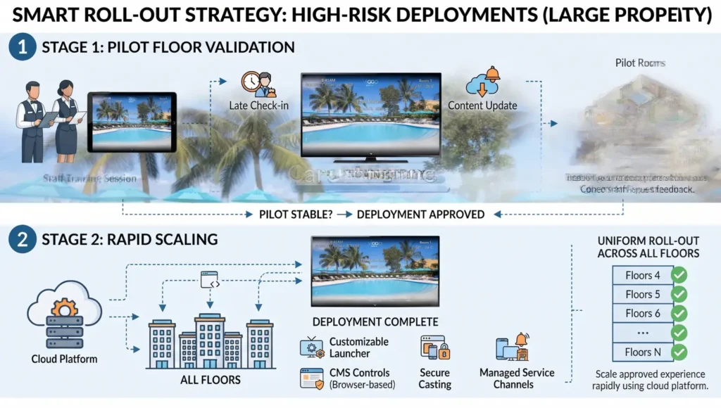 How Hotels Replace Legacy Hotel TV Servers