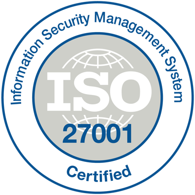 ISO/IEC 27001 certified